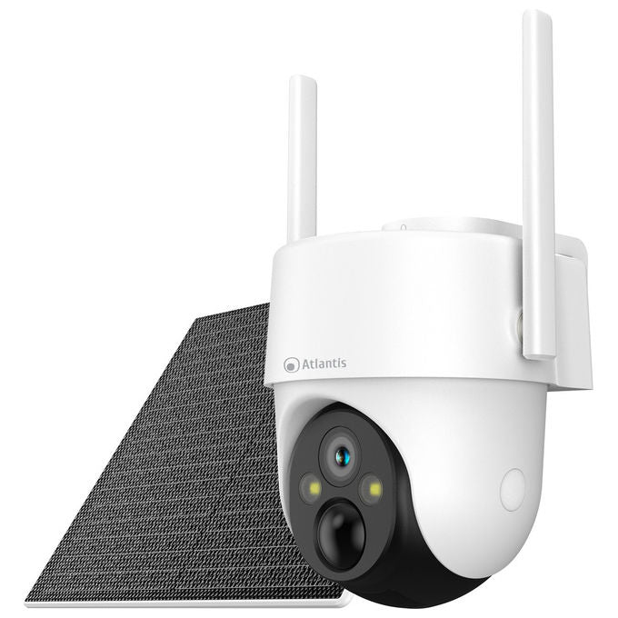 Telecamera IP Atlantis Land Volta Pro A16-VL70P-4G 3MP PTZ Esterno Wireless 4G Bianco