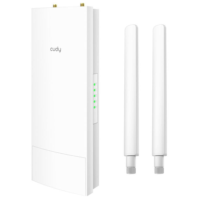 Cudy AP1300 OUTDOOR Access Point Wi-Fi Dual Band 867 Mbit-s PoE IP65 Mesh Gigabit Esterno colore Bianco