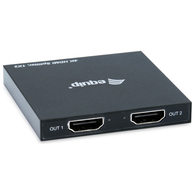 Equip Splitter HDMI 2 Porte 4K Ultra HD 60Hz Nero Ultra Slim - Accessorio Video