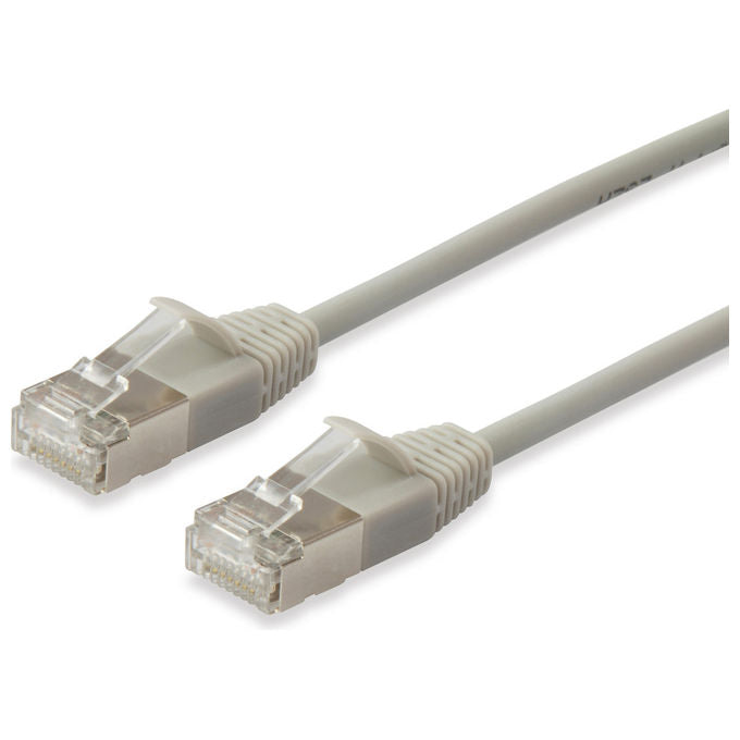 Equip Cavo di Rete Cat6a F-FTP 2m RJ-45 10 Gigabit Ethernet Piatto Beige LAN