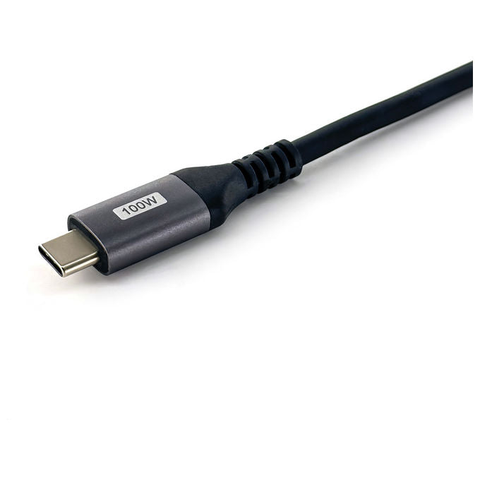 Equip Cavo USB Type-C 3m 100W Nero Angolato per Ricarica Rapida e Dati