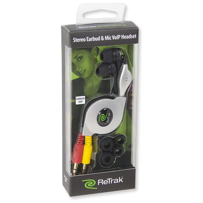 ReTrak Auricolare In-ear Cablato per Musica con Jack 3,5mm e Cavo 1,1m - Audio