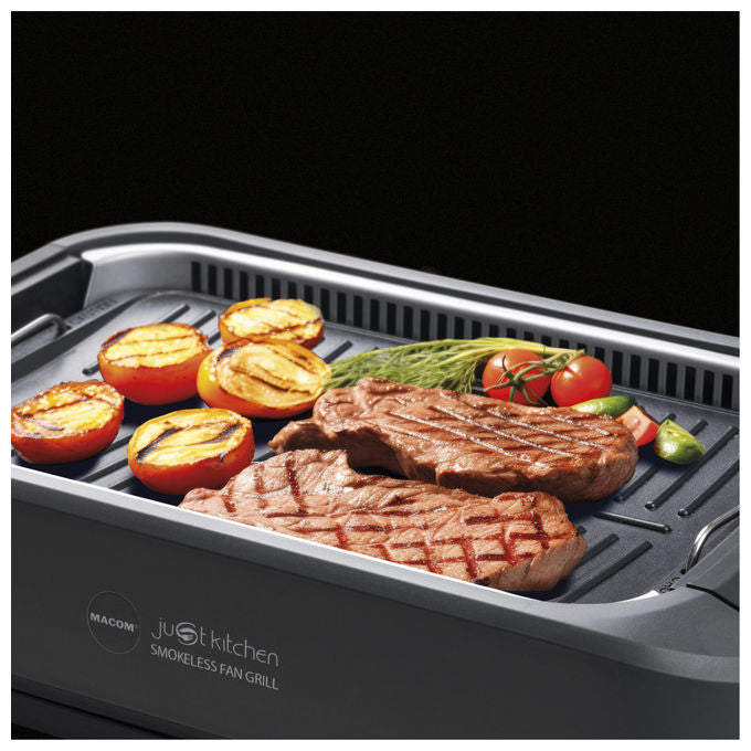 Macom Grill Con Aspirazione D'aria Combinata 1500W