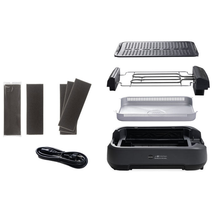 Macom Grill Con Aspirazione D'aria Combinata 1500W