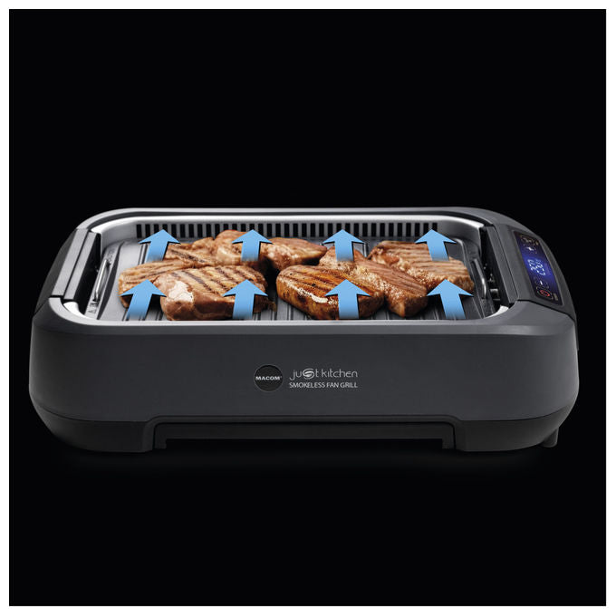 Macom Grill Con Aspirazione D'aria Combinata 1500W