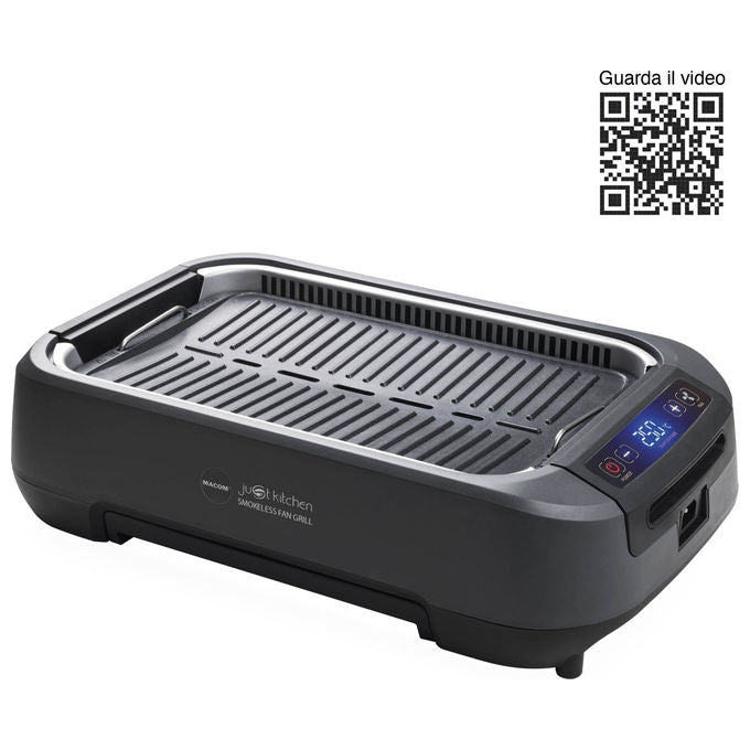 Macom Grill Con Aspirazione D'aria Combinata 1500W