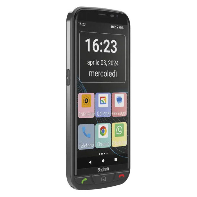 Beghelli Smartphone Android SLV55 Nero 5.5'' 2GB 16GB 8MP