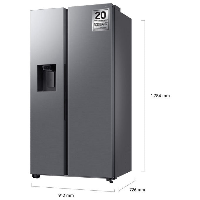 Samsung RS70F64KETEF Frigorifero Side By Side 640L