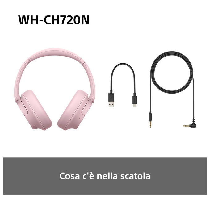 Sony WHCH720NP Auricolari Bluetooth Cavo e Senza Cavo
