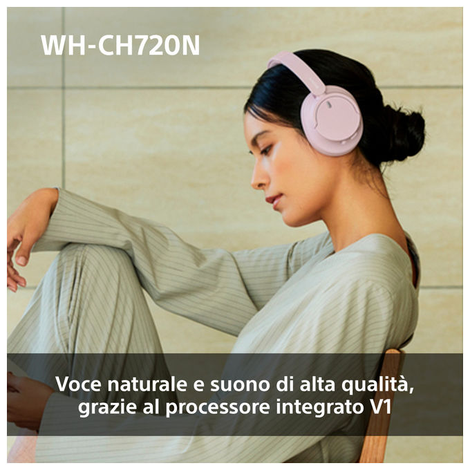 Sony WHCH720NP Auricolari Bluetooth Cavo e Senza Cavo