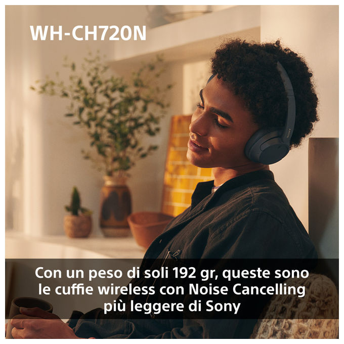 Sony WHCH720NP Auricolari Bluetooth Cavo e Senza Cavo