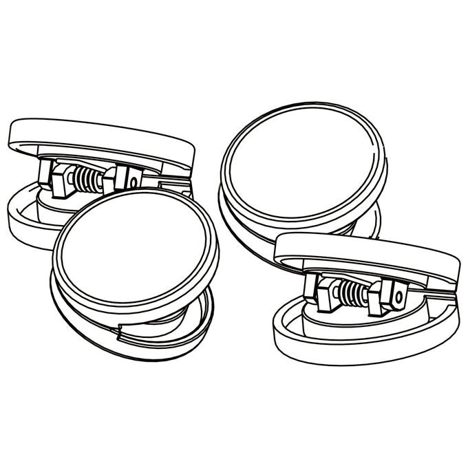 Ardes Accessorio Kit 4 Pesini Mollettte per Manichino