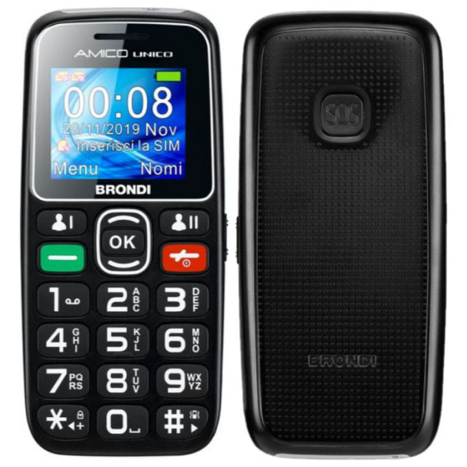 BRONDI Amico Unico+ Ds Grandi Tasti Nero