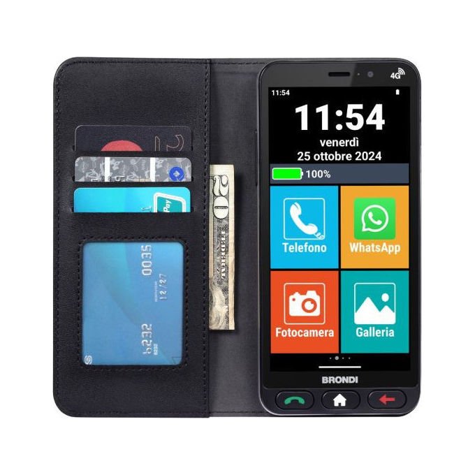 [ComeNuovo] Brondi Amico Vero 4G Smartphone Nero 5.7'' 3GB 32GB