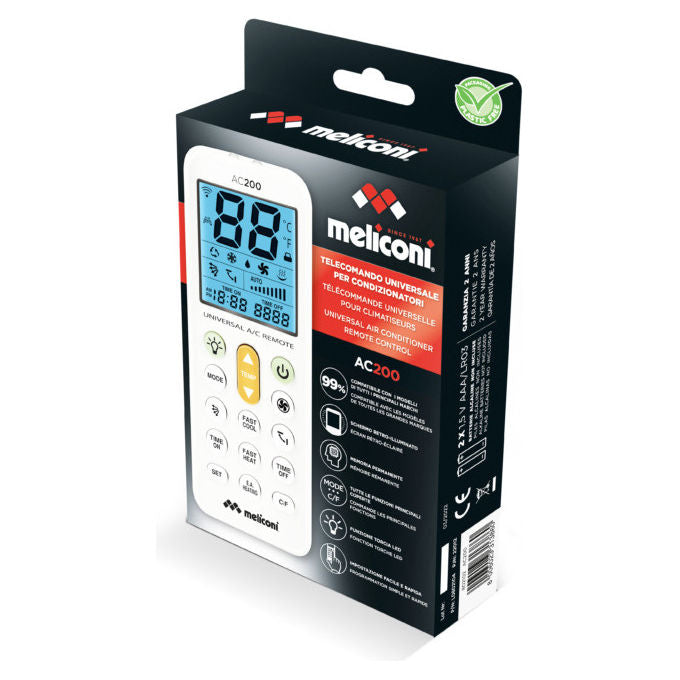 Meliconi AC200 Telecomando Aria Condizionata  Bianco