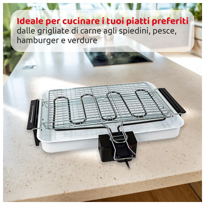 Melchioni Family Griglia Elettrica Spiedina Maxi