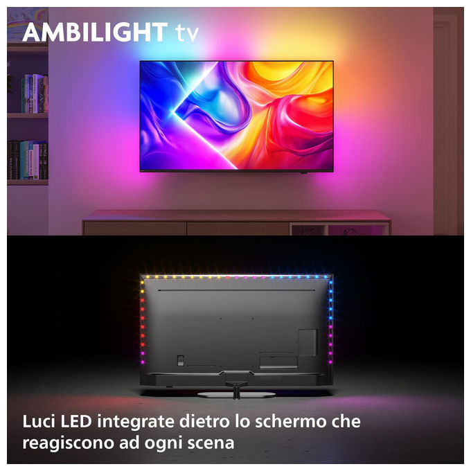 Philips TV Ambilight TV Immagini Stupefacenti e Suoni Immersivi