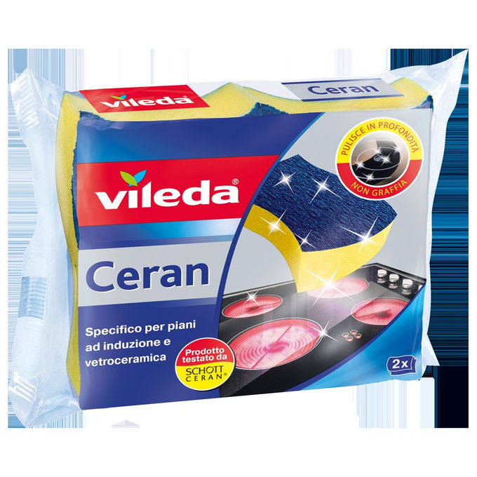 Vileda Spugna Ceran per Piani Induzione e Vetroceramica