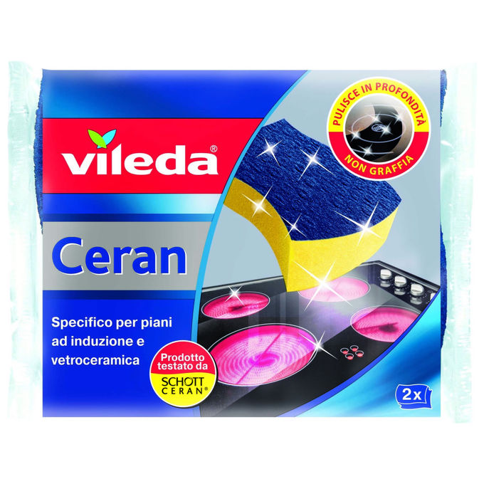 Vileda Spugna Ceran per Piani Induzione e Vetroceramica