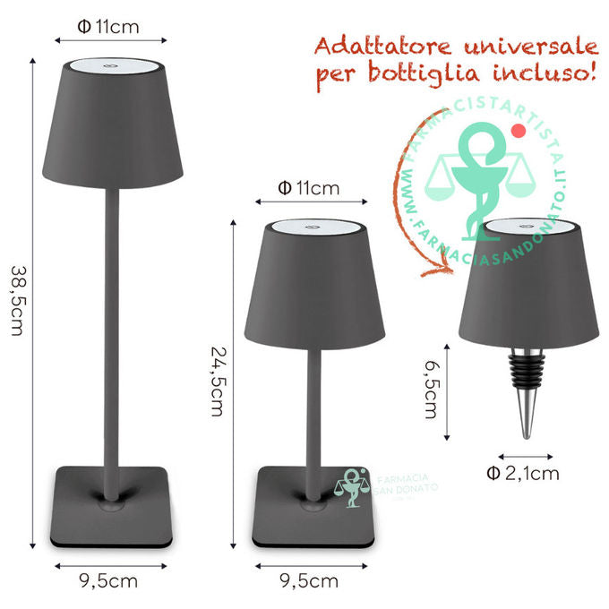 T Tex The Steel Lamp 3in1 Grigio