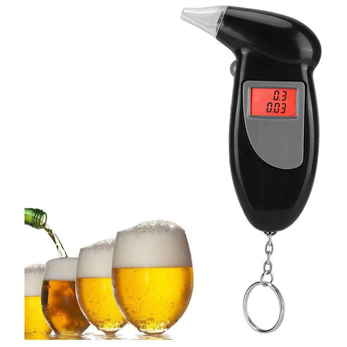 Etilometro Digitale Portatile Professionale Tester Alcool per Auto