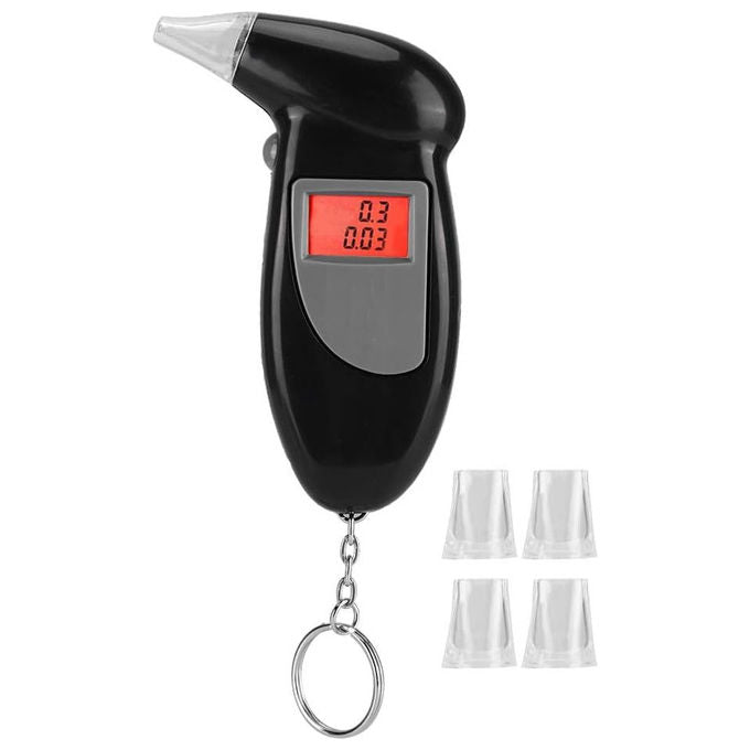 Etilometro Digitale Portatile Professionale Tester Alcool per Auto