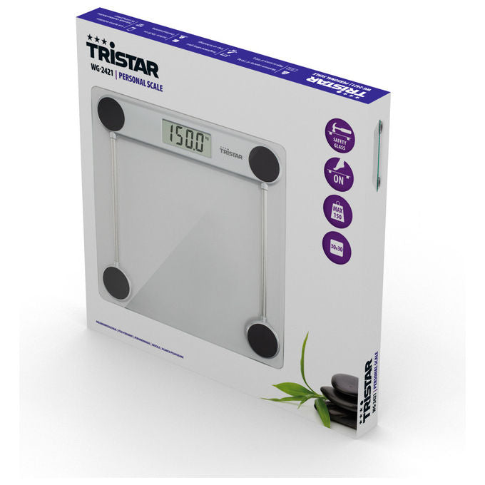 Tristar WG-2421 Bilancia Pesapersone Vetro Sicurezza 150 kg