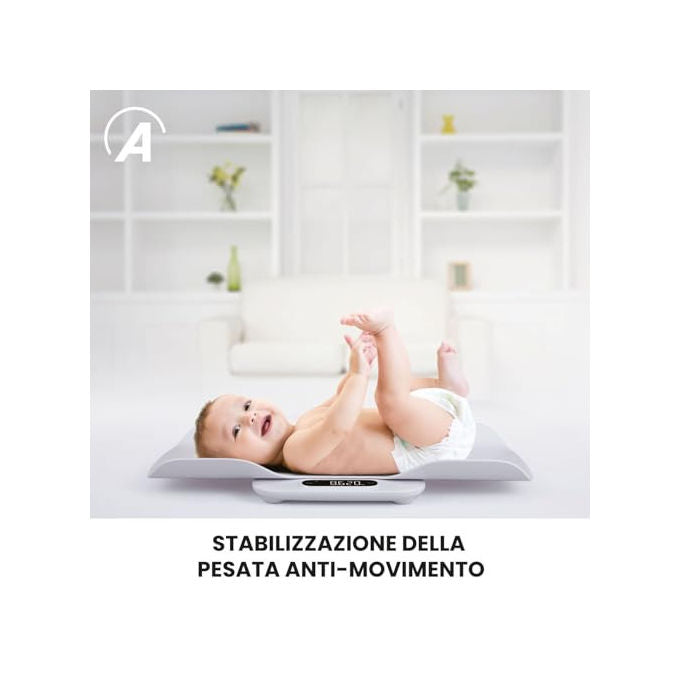 Growy Bilancia Digitale per Neonati e Adulti