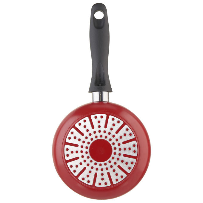 Fratelli Guzzini Set CookandPlus Padella e Bollilatte Rosso