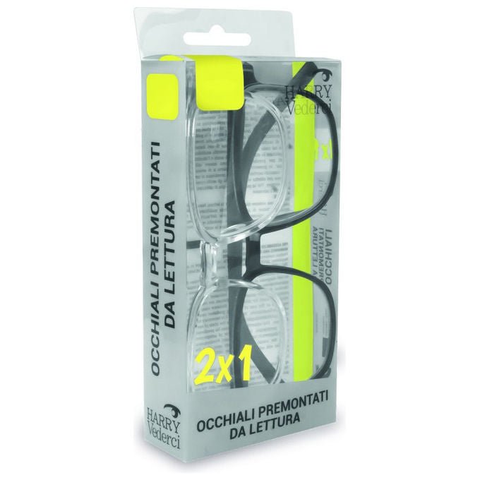 T Tex Occhiali Da Lettura Harryvederci 2X1 Nero-Trasparente +1,50