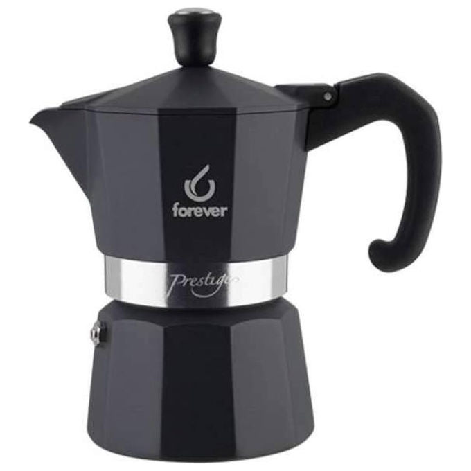 Forever Caffettiera 6 Tazze Nero Opaco Miss Moka