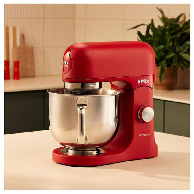 Kenwood KMX751ARD Sbattitore con Base Rosso 1000W