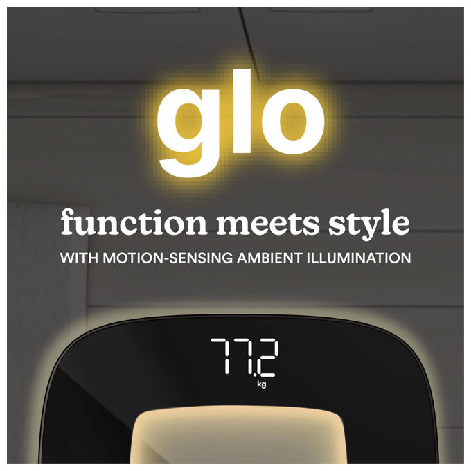 Glo Essentials Bilancia da Bagno Digitale Eco-Friendly
