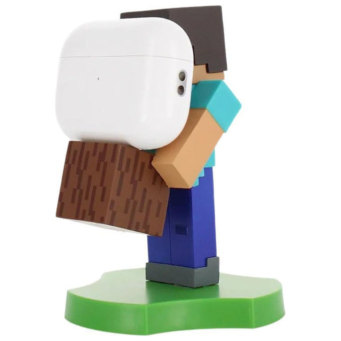 Minecraft Steve Mini Cable Guys Phone Stand