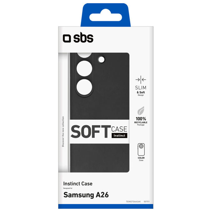 SBS Cover Rigida per Samsung Galaxy A26 Nero