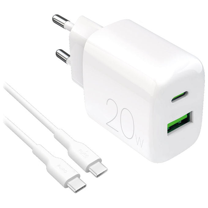 PURO Cavo USB-C 1,2 m Bianco