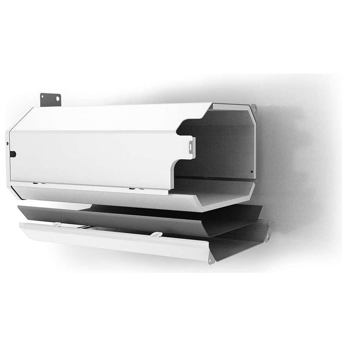 Comfee PORTASPLIT 12HP Condizionatore portatile 4 in 1 12000 BTU Classe riscaldamento A+-Raffreddamento A++  Gas R32 Rumorosita' 39dB Grigio e bianco (la confezione contiene unita' esterna e interna)