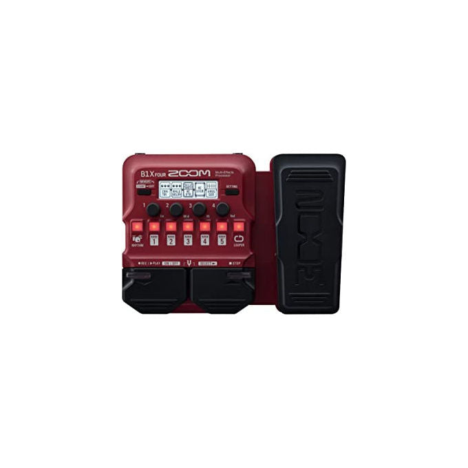 Zoom B1 FOUR Effetti per Basso con Drum Machine