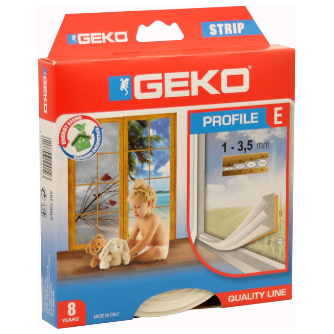 Geko Nastro Sigillante Autoadesivo Bianco E