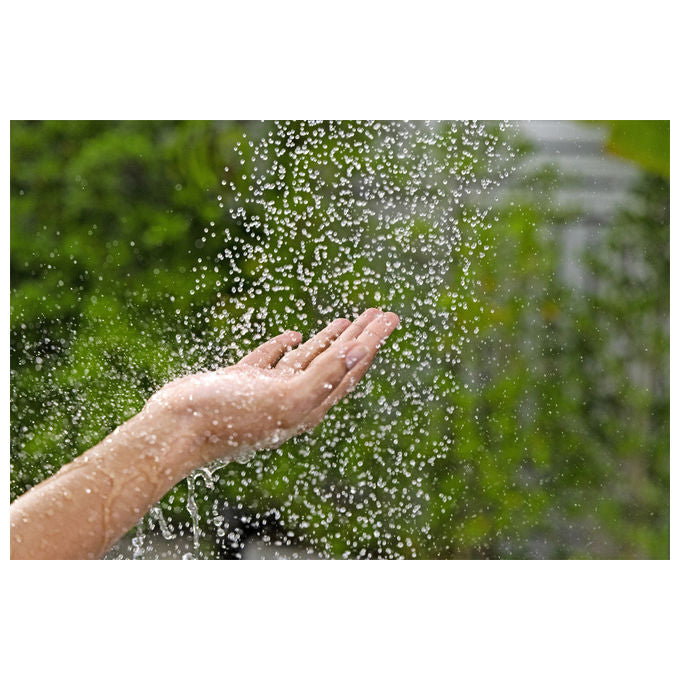 Bestway 58694 SolarFlow Doccia Solare da Giardino 8 L 218 cm base 50x50 cm colore Nero Acciaio Inox