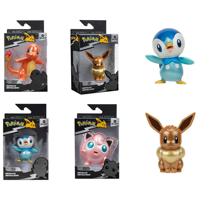 Rei Toys Battle Figure Metallizzato Pokémon Assortito