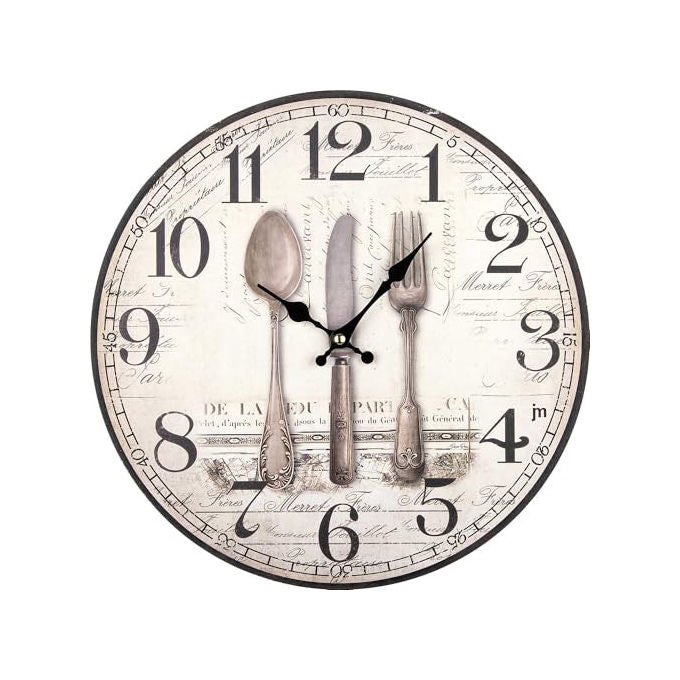 Lowell Orologio da Parete Trendy Legno