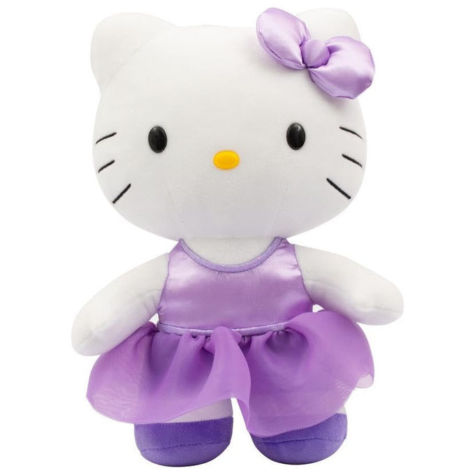 Hello Kitty Peluche Chic con Vestitino Viola