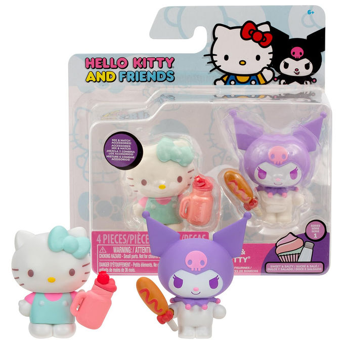 Hello Kitty Confezione 2 Figure 5 cm Assortimento