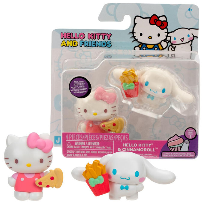 Hello Kitty Confezione 2 Figure 5 cm Assortimento