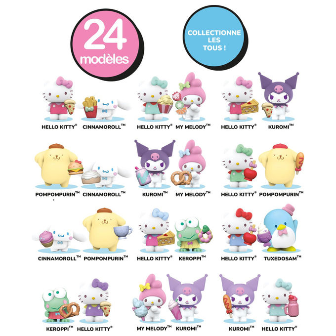 Hello Kitty Confezione 2 Figure 5 cm Assortimento