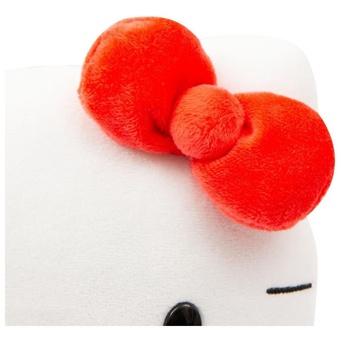 Hello Kitty Peluche Moda Rosa con Fiocco Rosso