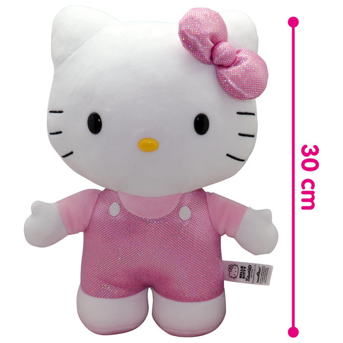 Hello Kitty Peluche Elegante con Vestitino Rosa