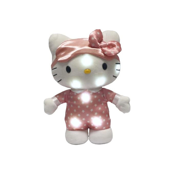Giochi Preziosi HKT10 Hello Kitty Peluche Interattivo Glow A Lot luci e melodia 30 cm colore Multicolore