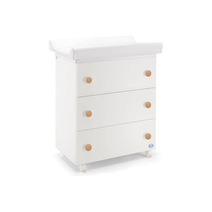 Pali Bagnetto Fasciatoio WIN 3 Cassetti Bianco Naturale